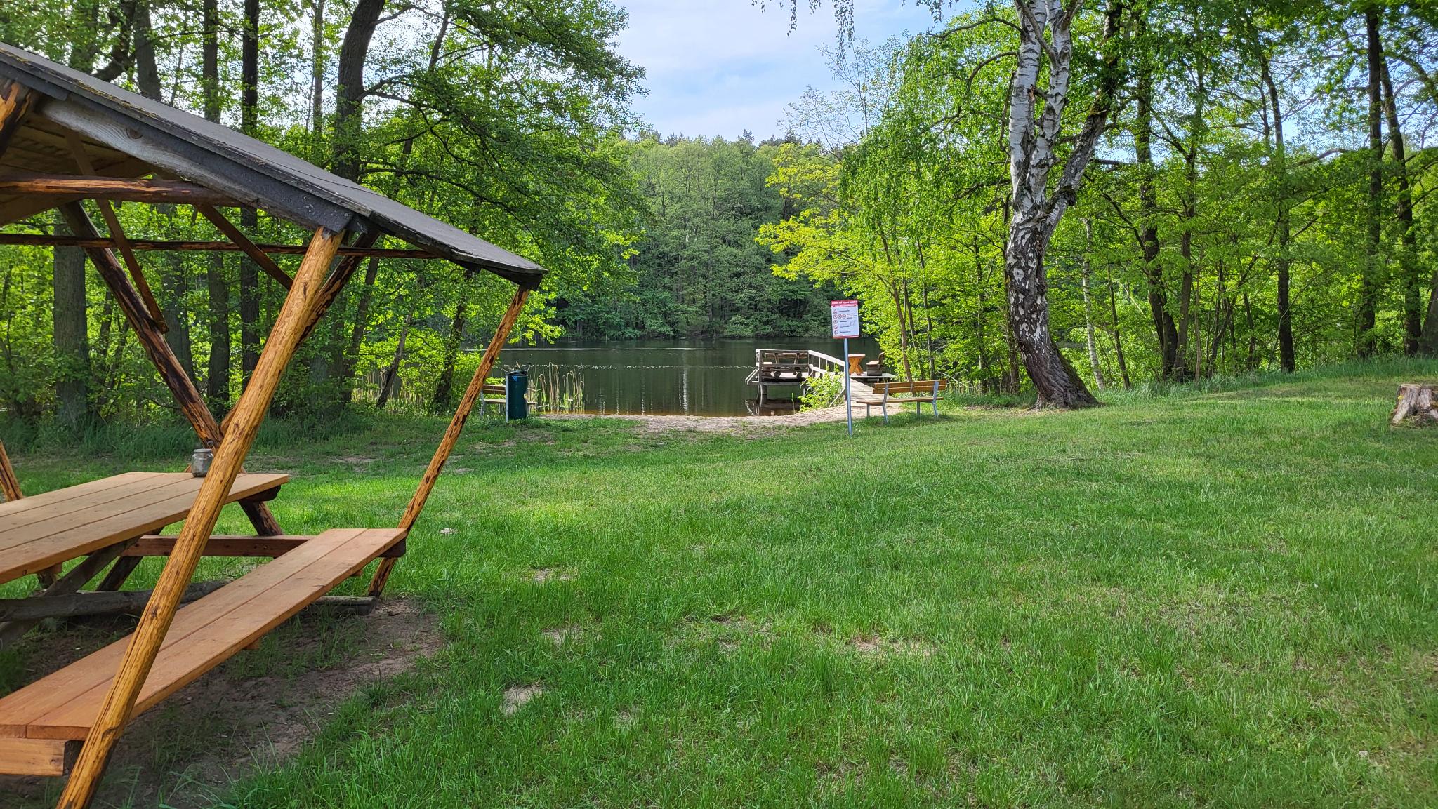 Kälbersee Badesee Blankenförde